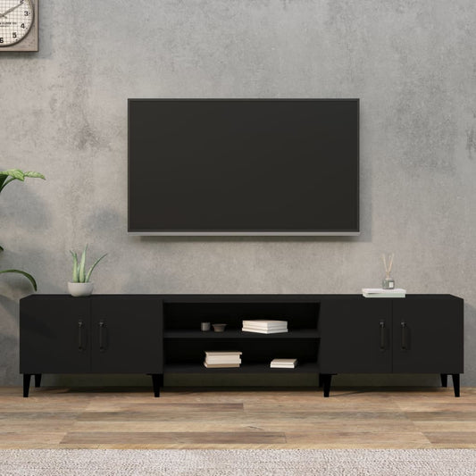 TV-Møbel Svart TV-benk 180x31,5x40 cm