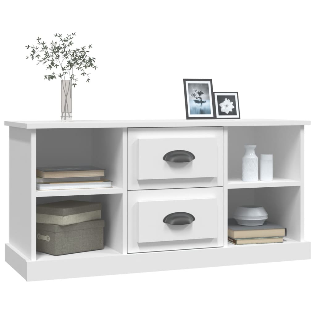 TV-Møbel Hvit TV-benk 99,5x35,5x48 cm