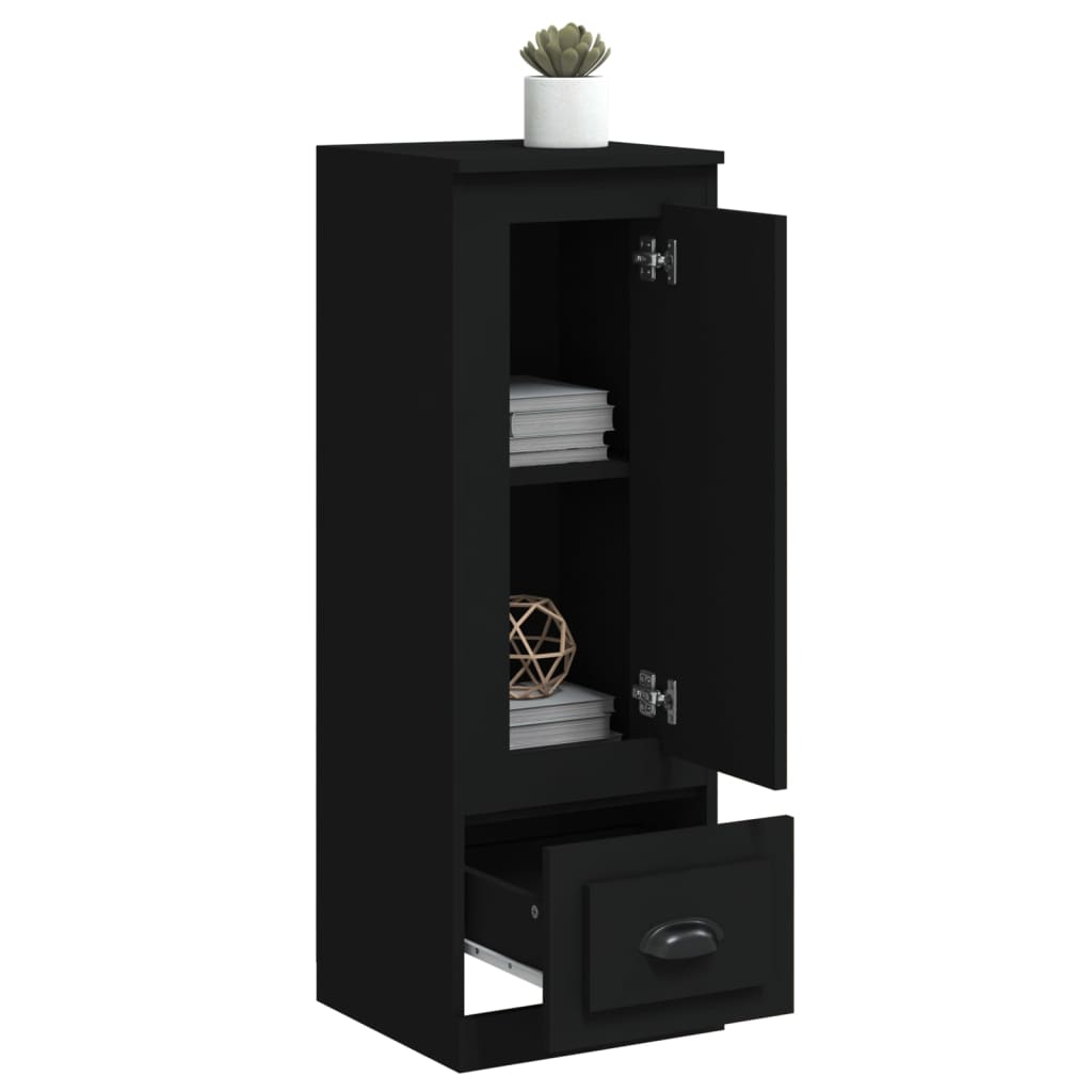 Skap Svart 36x35,5x103,5 cm