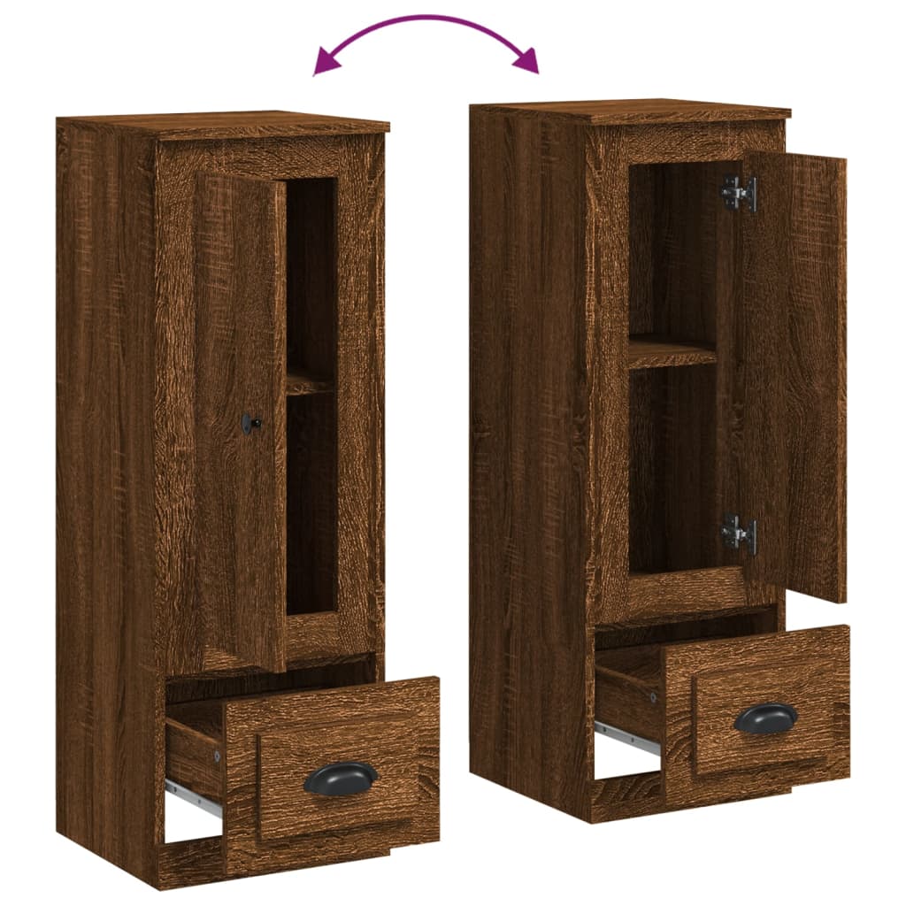 Skap Brun Eik 36x35,5x103,5 cm