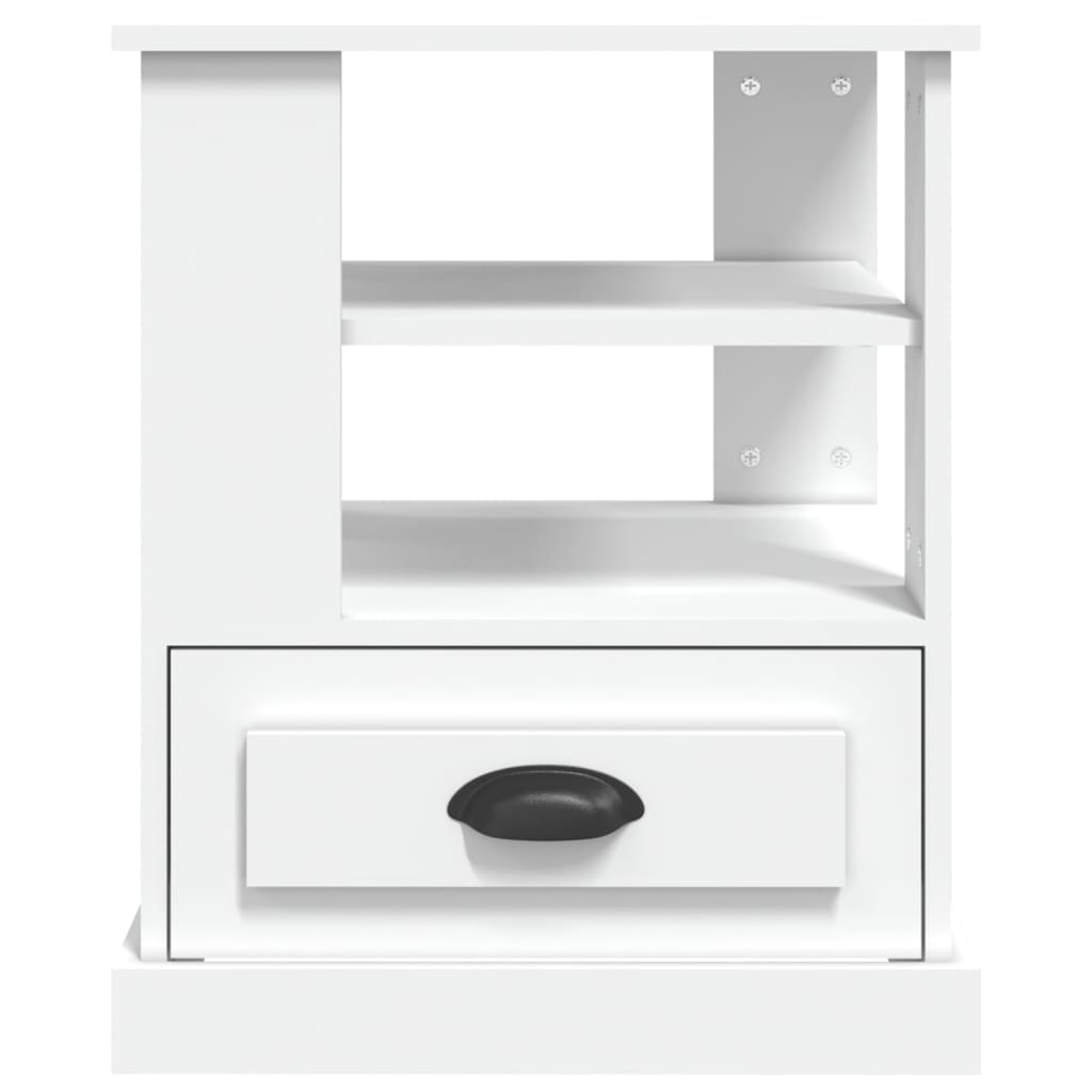 Sidebord Hvit 50x50x60 cm