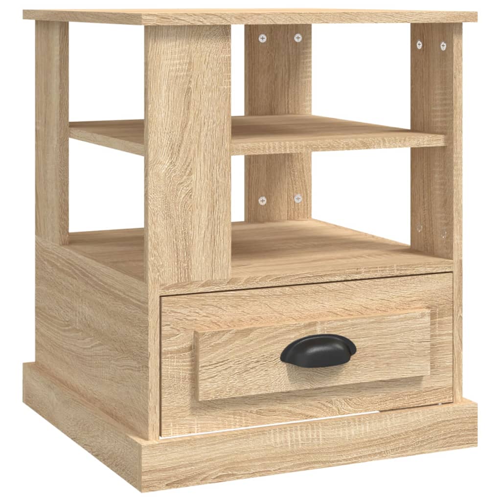 Sidebord sonoma eik 50x50x60 cm konstruert tre