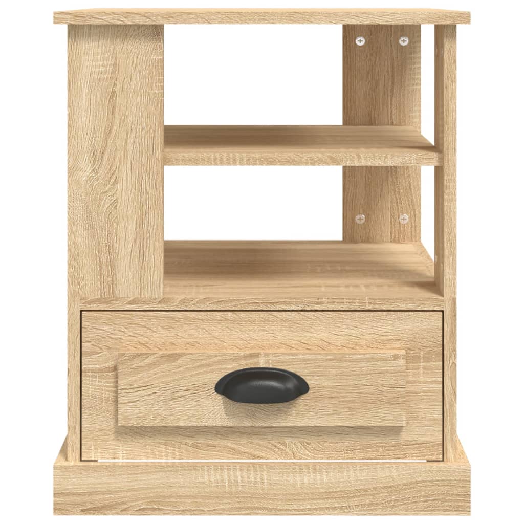 Sidebord sonoma eik 50x50x60 cm konstruert tre