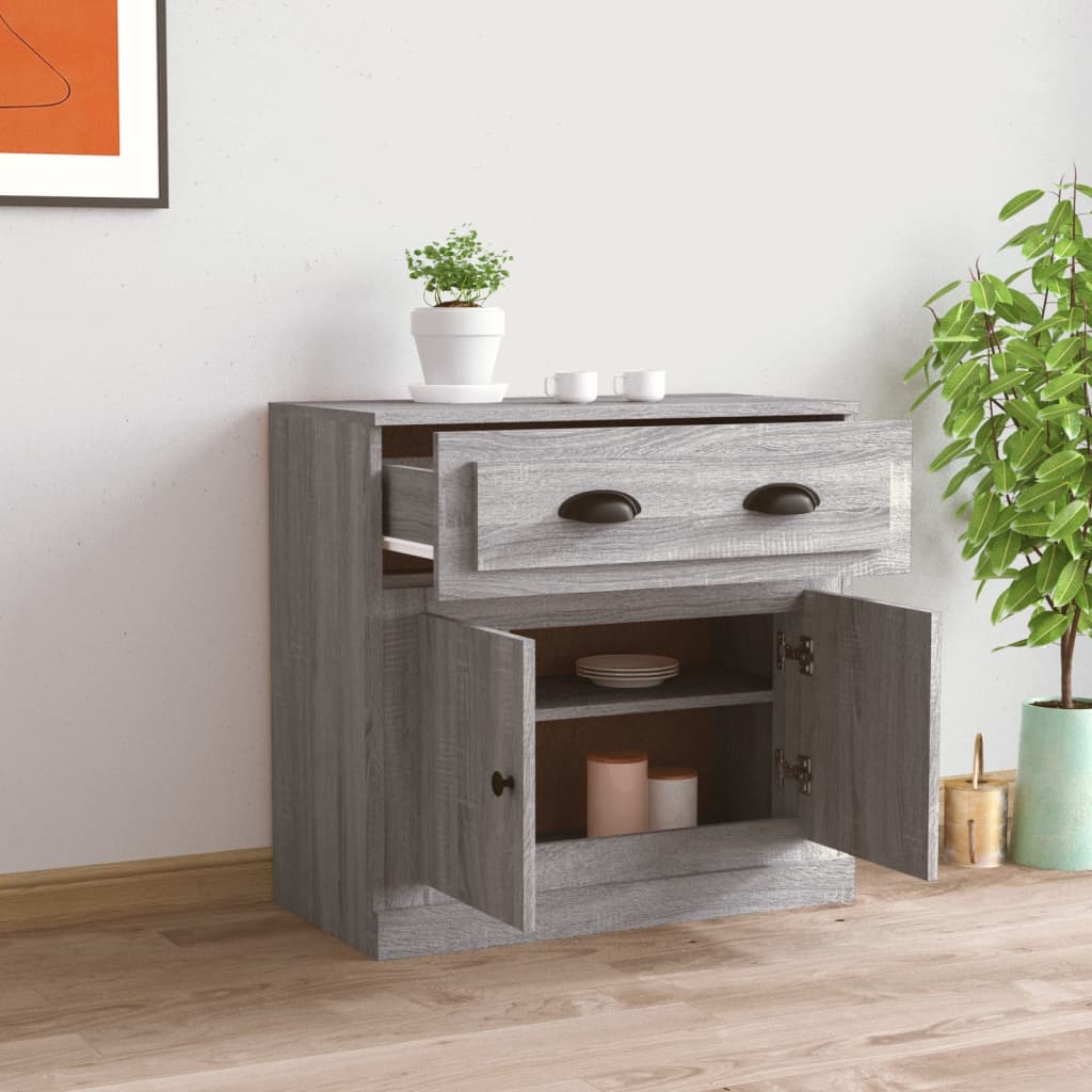 Skjenk Sonoma Grå 70x35,5x67,5 cm