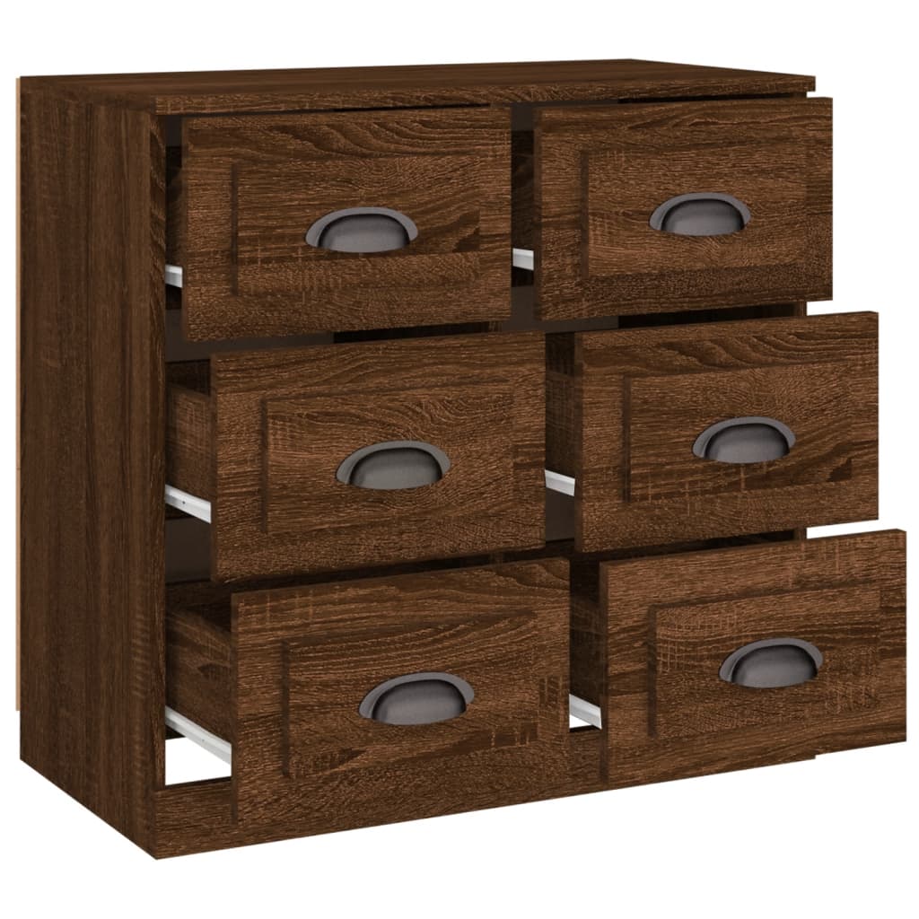 Skjenk Brun Eik 70x35,5x67,5 cm