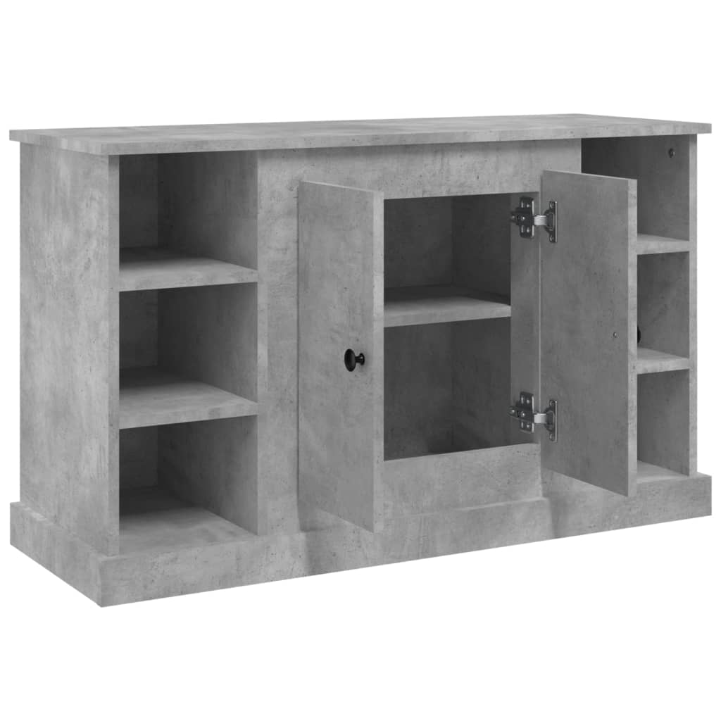 Kommode Betonggrå 100x35,5x60 cm