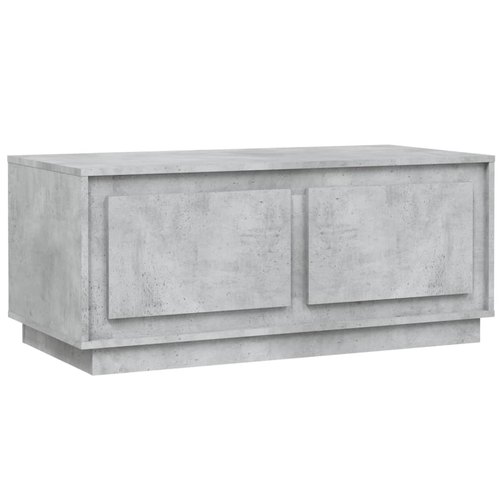Salongbord Sofabord Betonggrå 102x50x44 cm