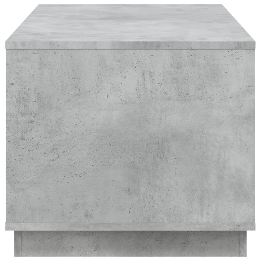 Salongbord Sofabord Betonggrå 102x50x44 cm