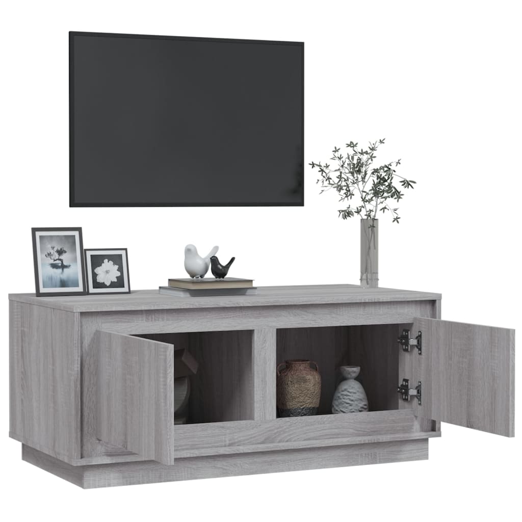 TV-Møbel Sonoma Grå Salongbord Sofabord 102x50x44 cm