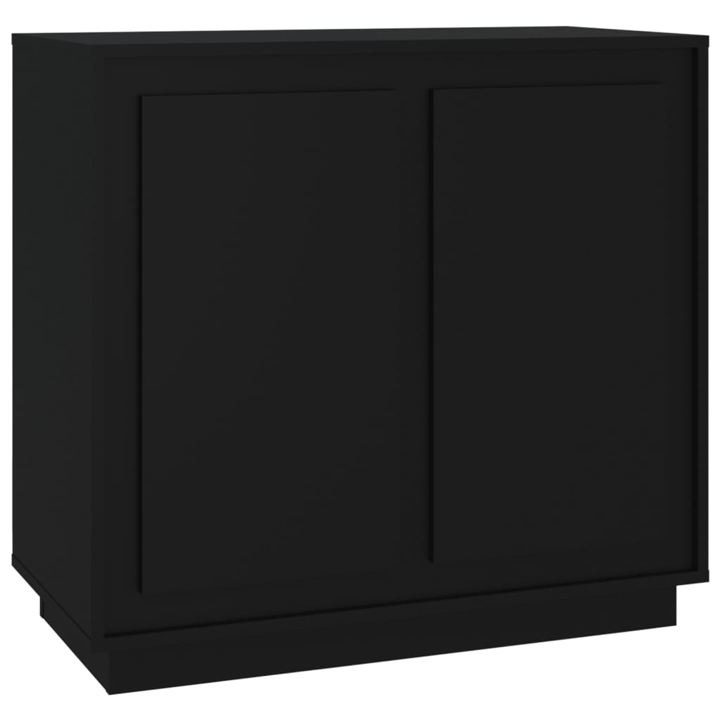 Skjenk Svart 80x34x75 cm