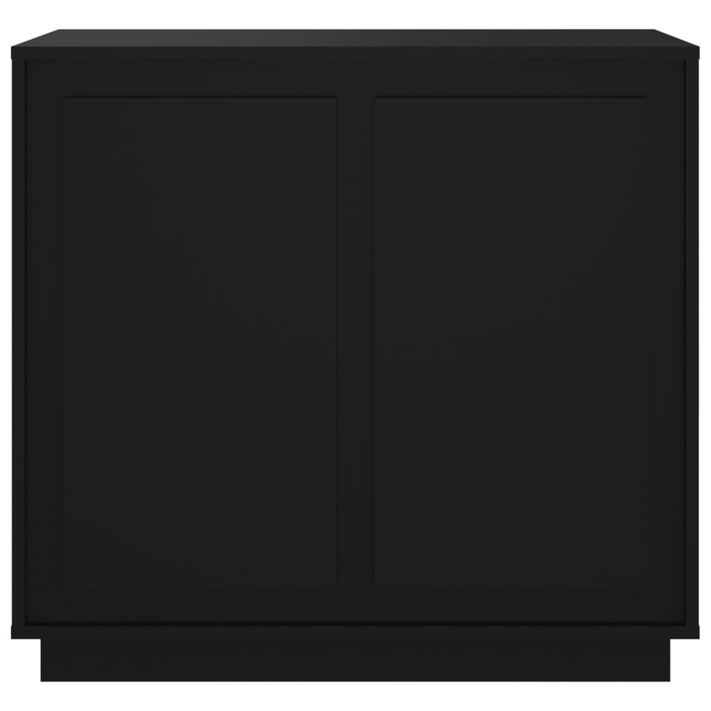 Skjenk Svart 80x34x75 cm