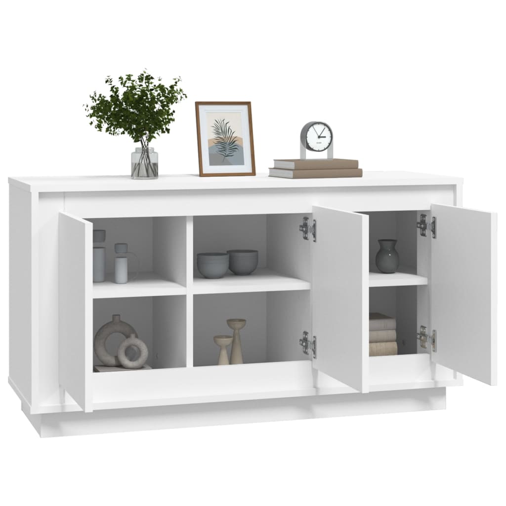 Kommode Hvit 102x35x55 cm