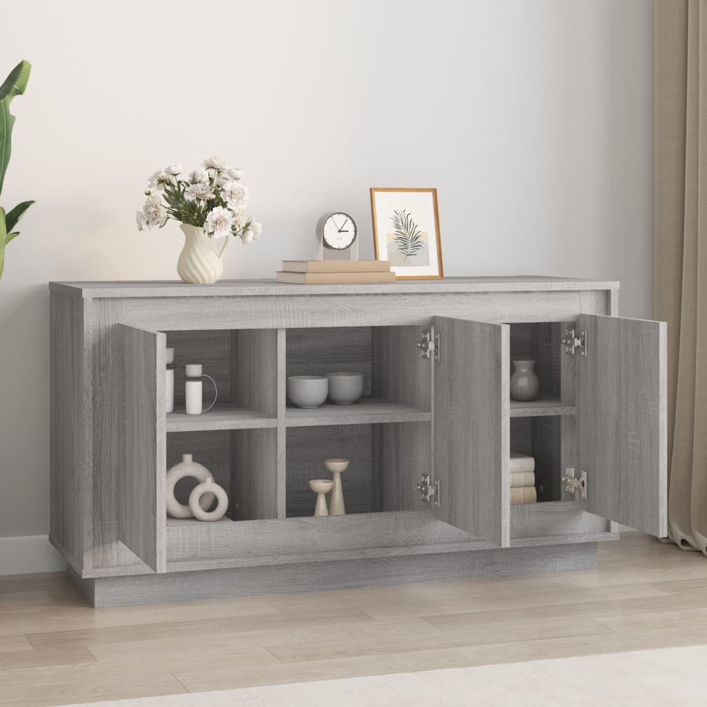 Kommode Sonoma Grå 102x35x55 cm