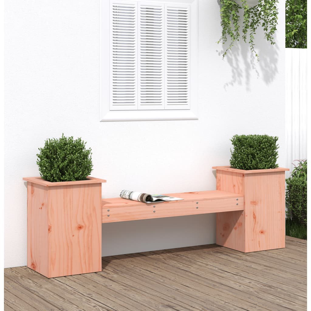 Utendørs Blomsterkasse Plantekasse Tre Plantebenk 184,5x39,5x56,5 cm heltre douglasgran