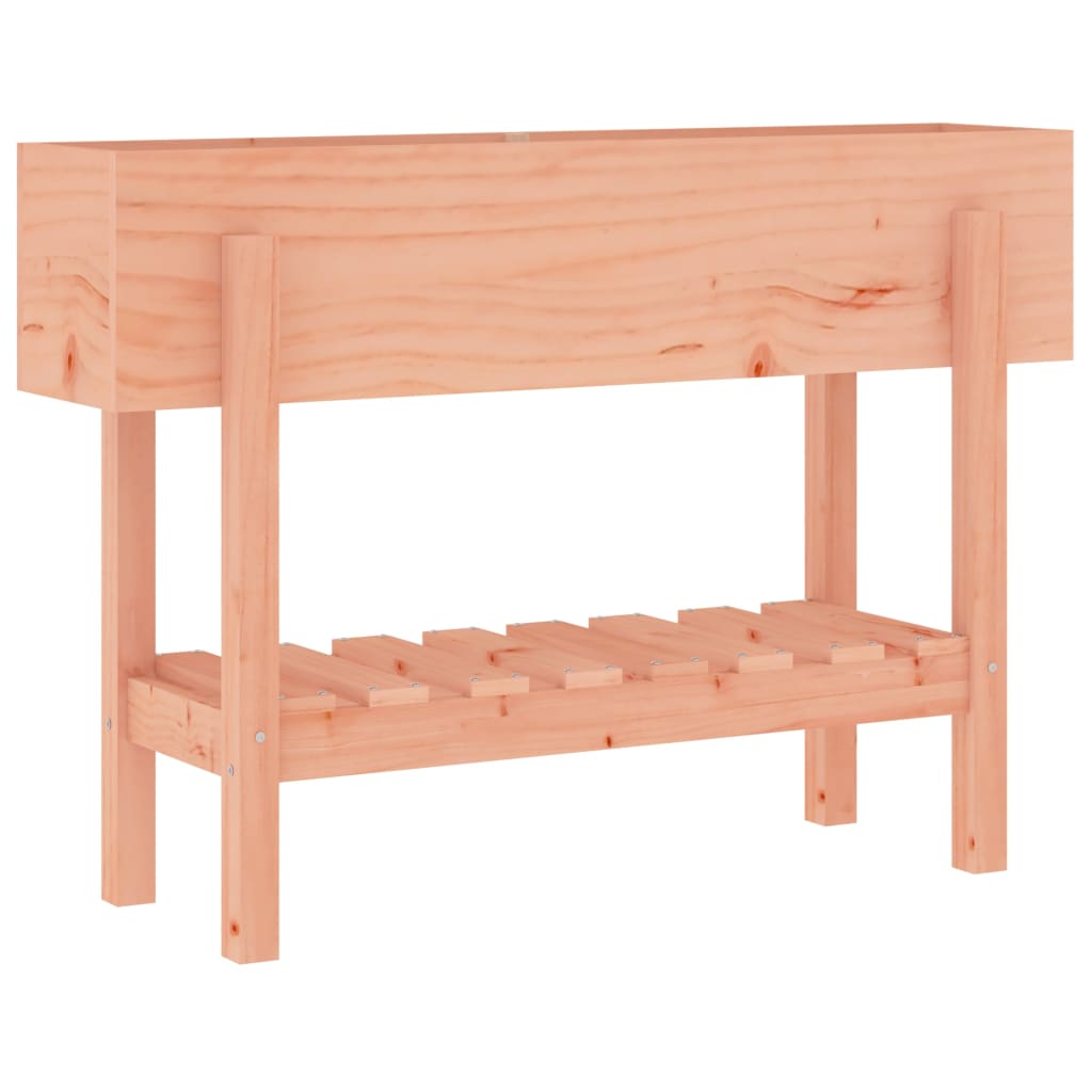 Utendørs Blomsterkasse Plantekasse Tre 101x30x69 cm heltre douglasgran