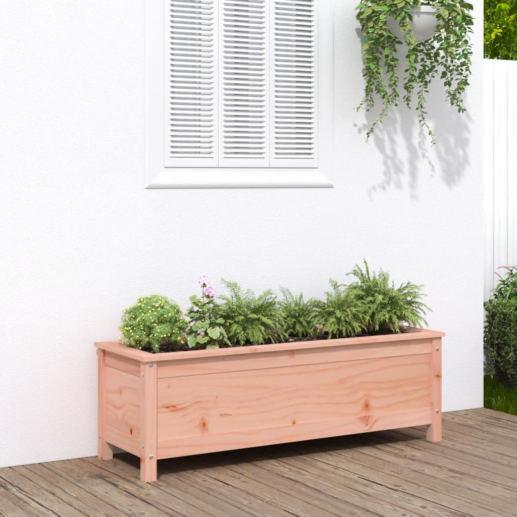 Utendørs Blomsterkasse Plantekasse Tre 119,5x40x39 cm heltre douglasgran