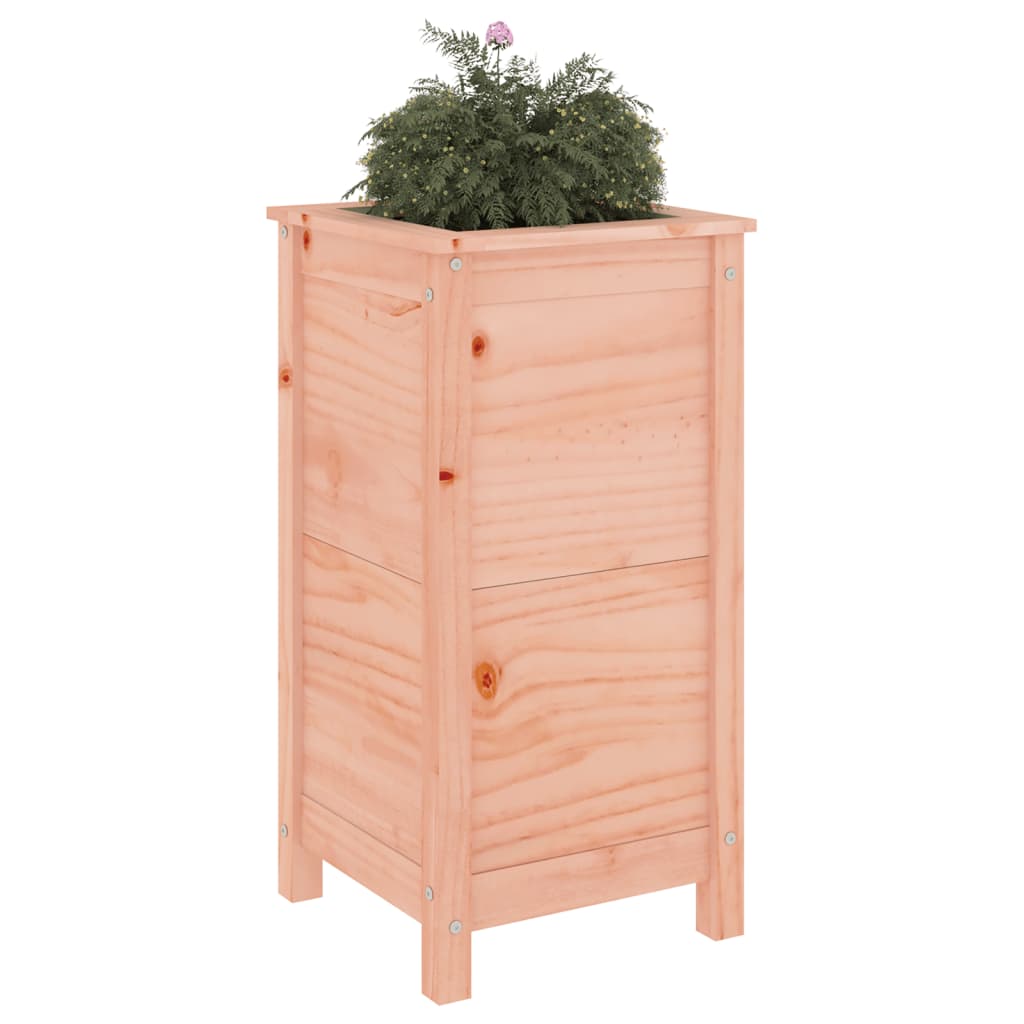 Utendørs Blomsterkasse Plantekasse Tre 40x40x78 cm heltre douglasgran