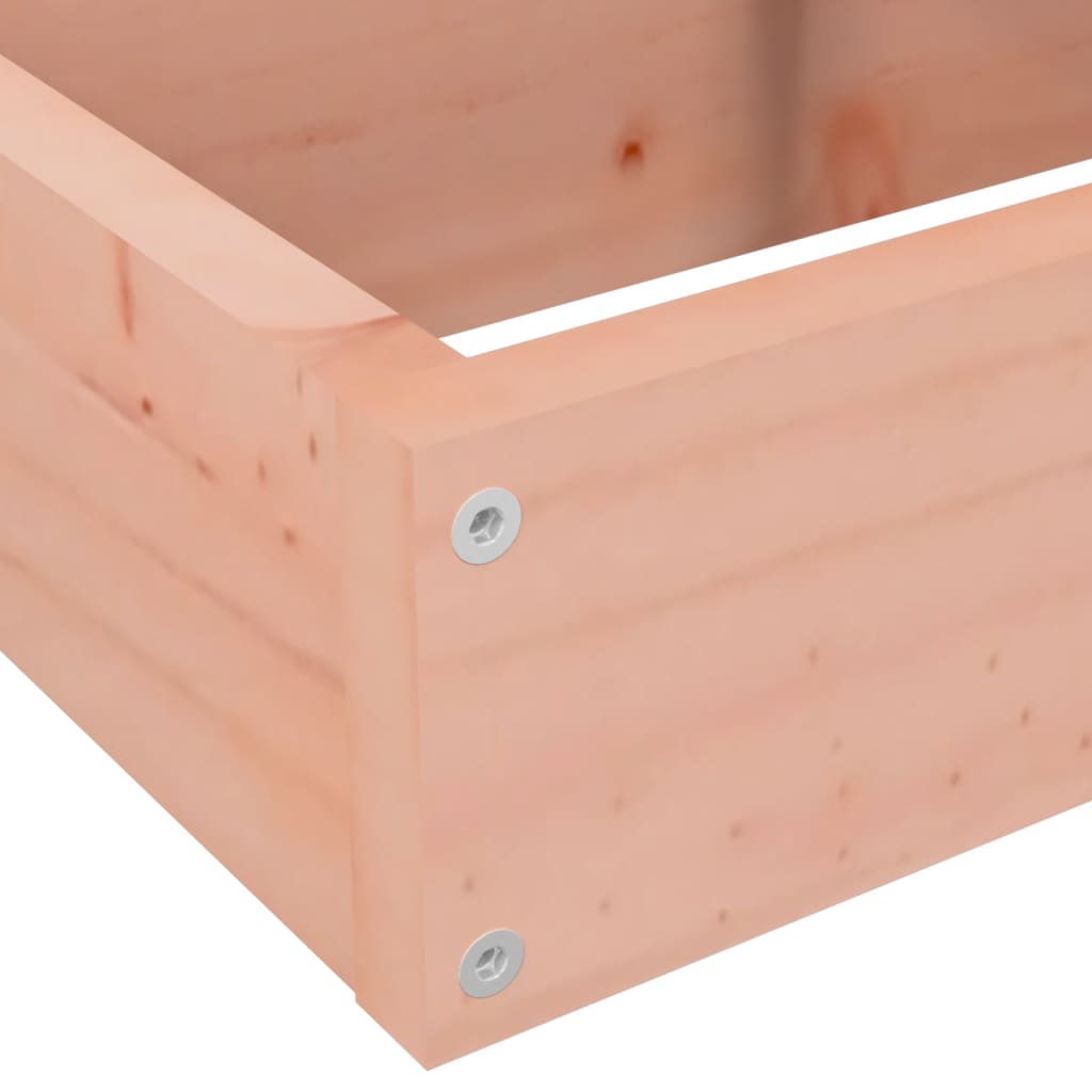 Utendørs Blomsterkasse Plantekasse Tre 4 etasjer 80,5x79x36 cm heltre douglasgran