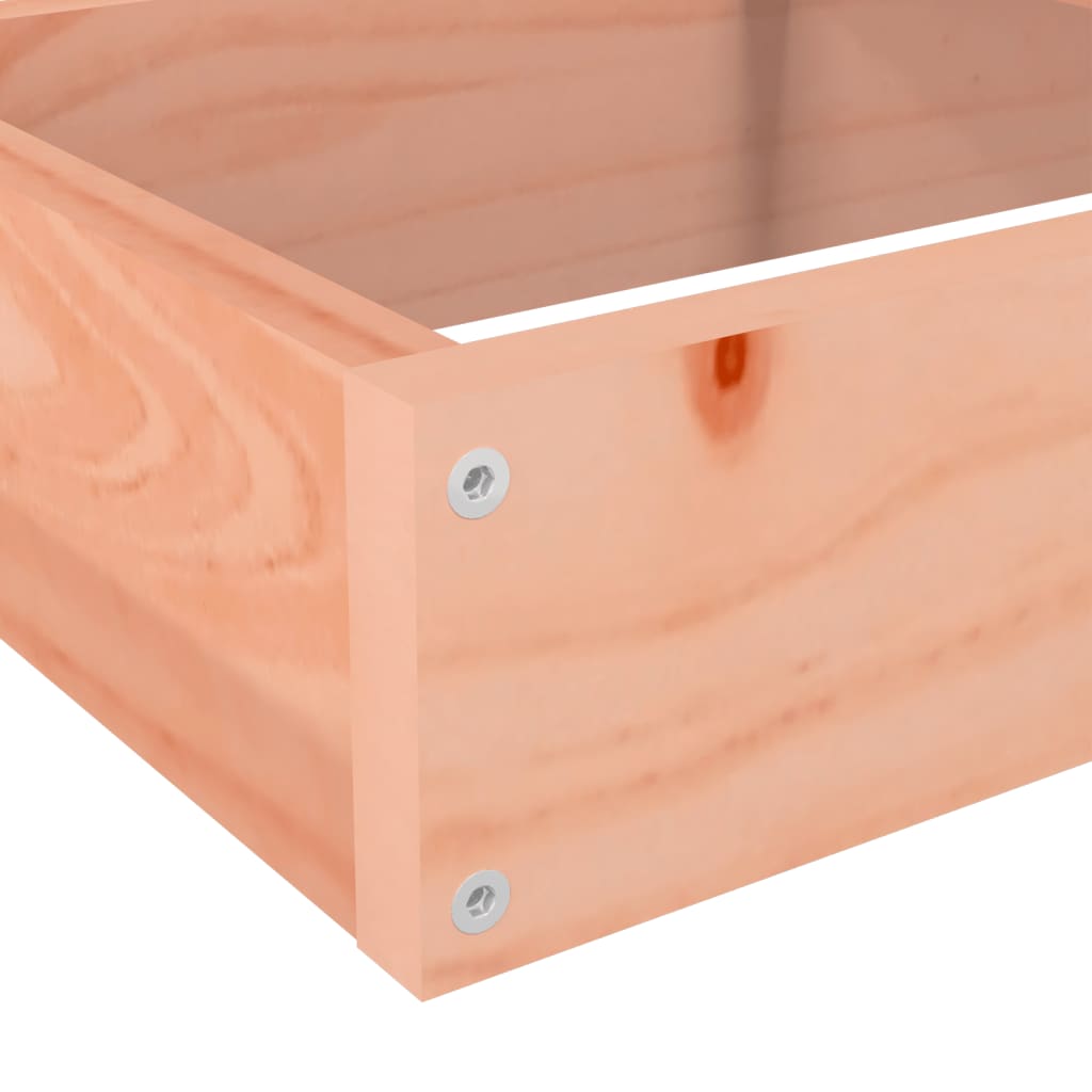 Utendørs Blomsterkasse Plantekasse Tre 4 etasjer 106x104,5x36 cm heltre douglasgran