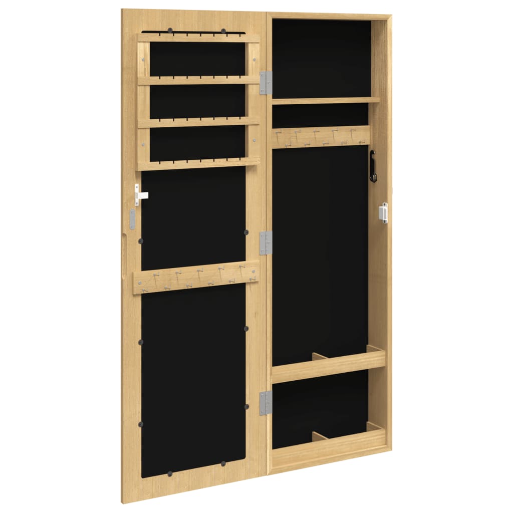 Smykkeskap Tre Vegghengt speil 30x8,5x90 cm