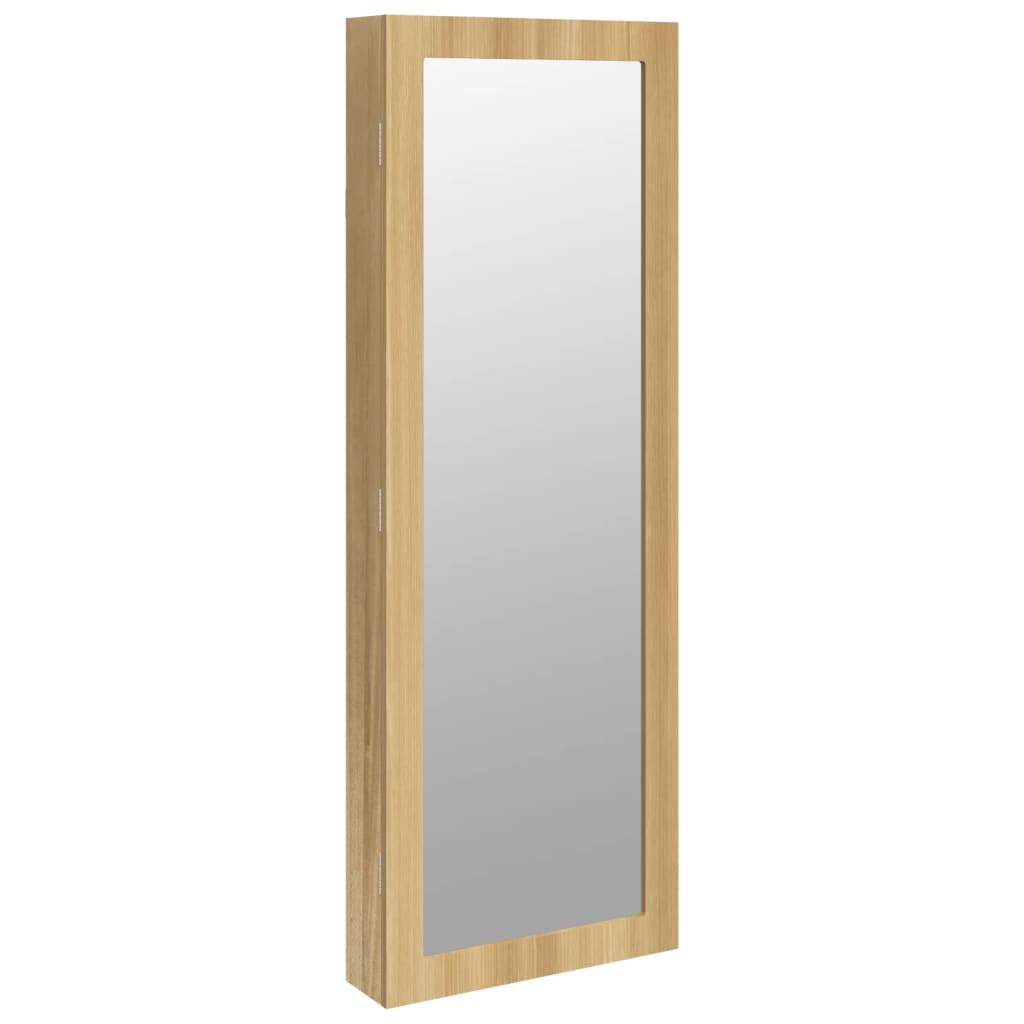 Smykkeskap Vegghengt med speil 37,5x10x106 cm
