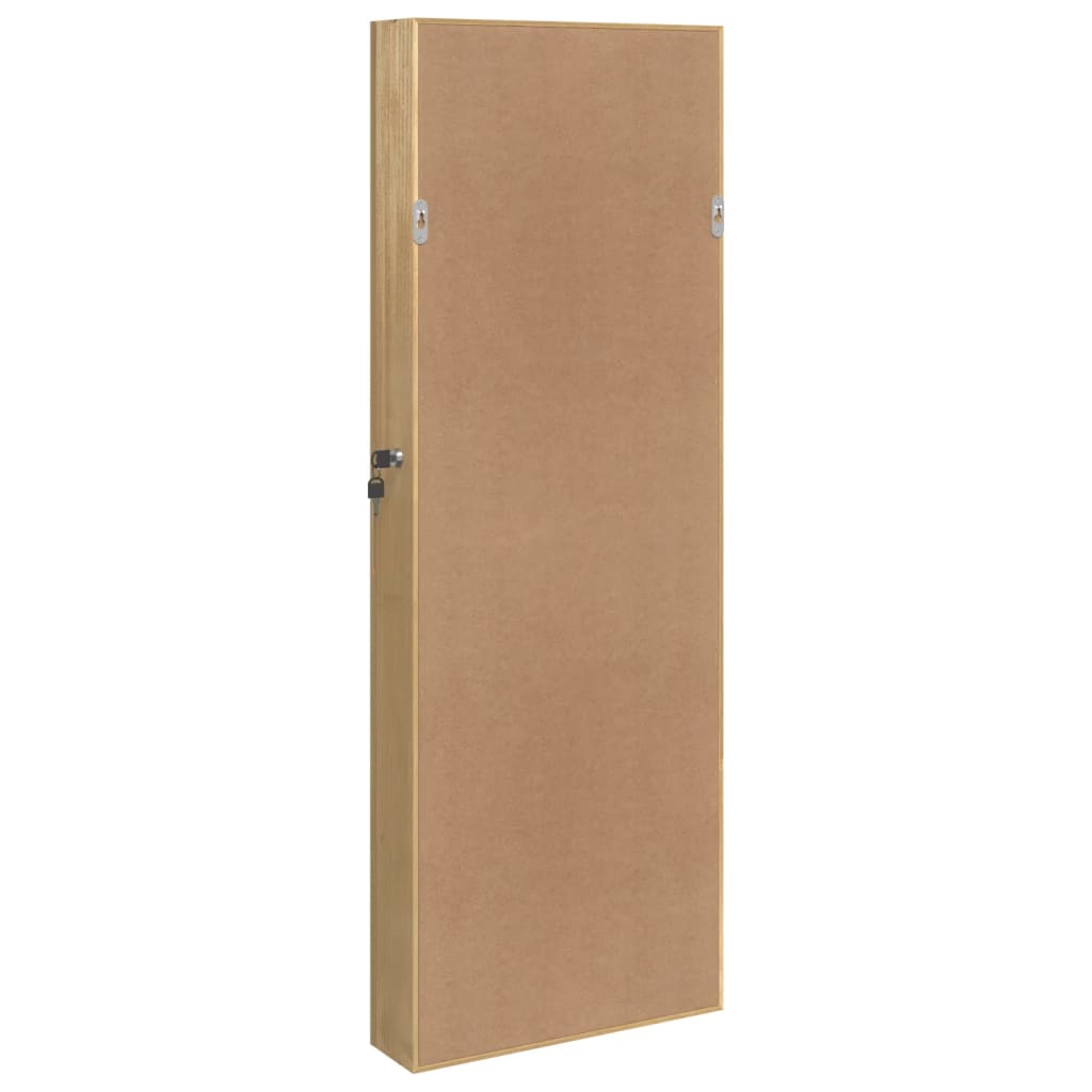 Smykkeskap Vegghengt med speil 37,5x10x106 cm