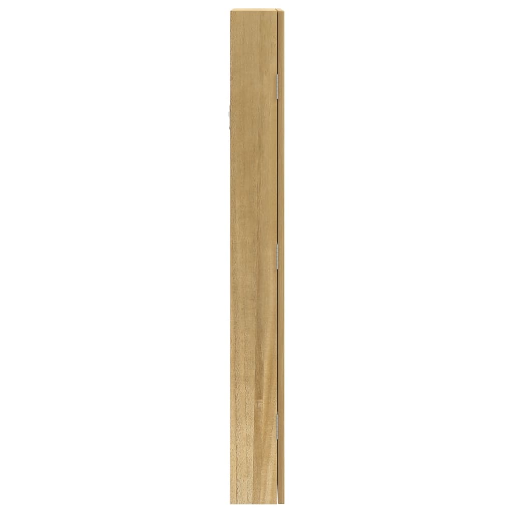 Smykkeskap Vegghengt med speil 37,5x10x90 cm