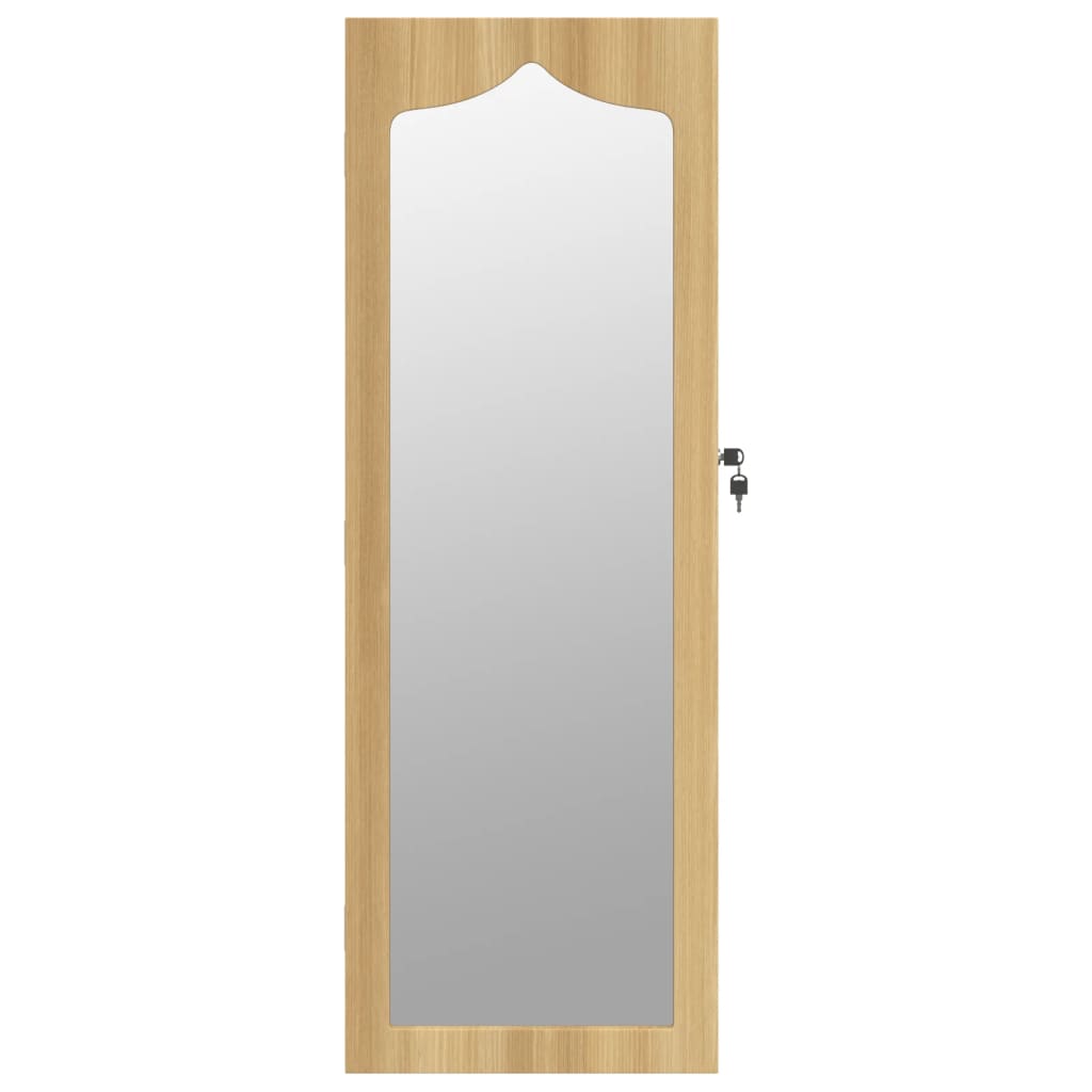 Smykkeskap Tre Vegghengt speil 37,5x10x106 cm