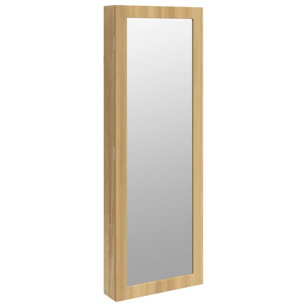 Smykkeskap Tre Speilskap LED veggmontert