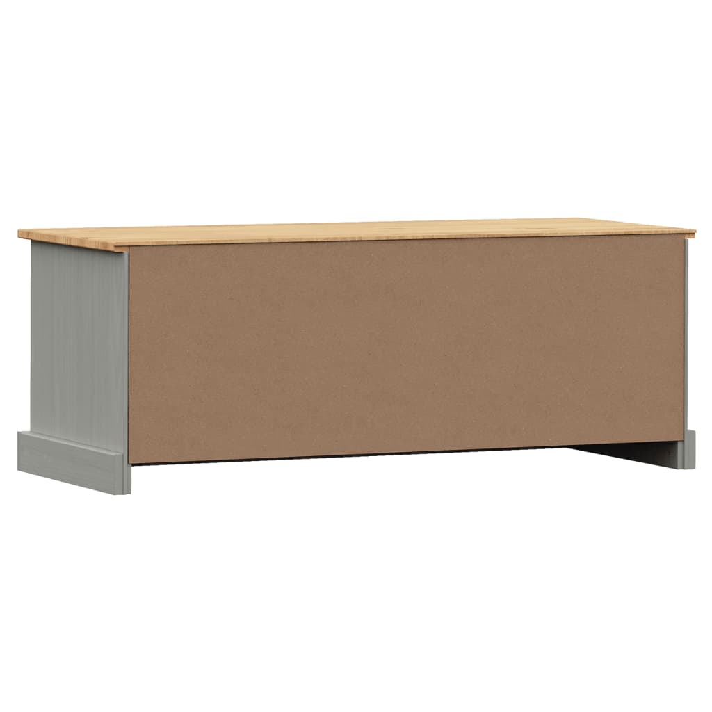 TV-Møbel Grå TV-benk VIGO 106x40x40 cm heltre furu