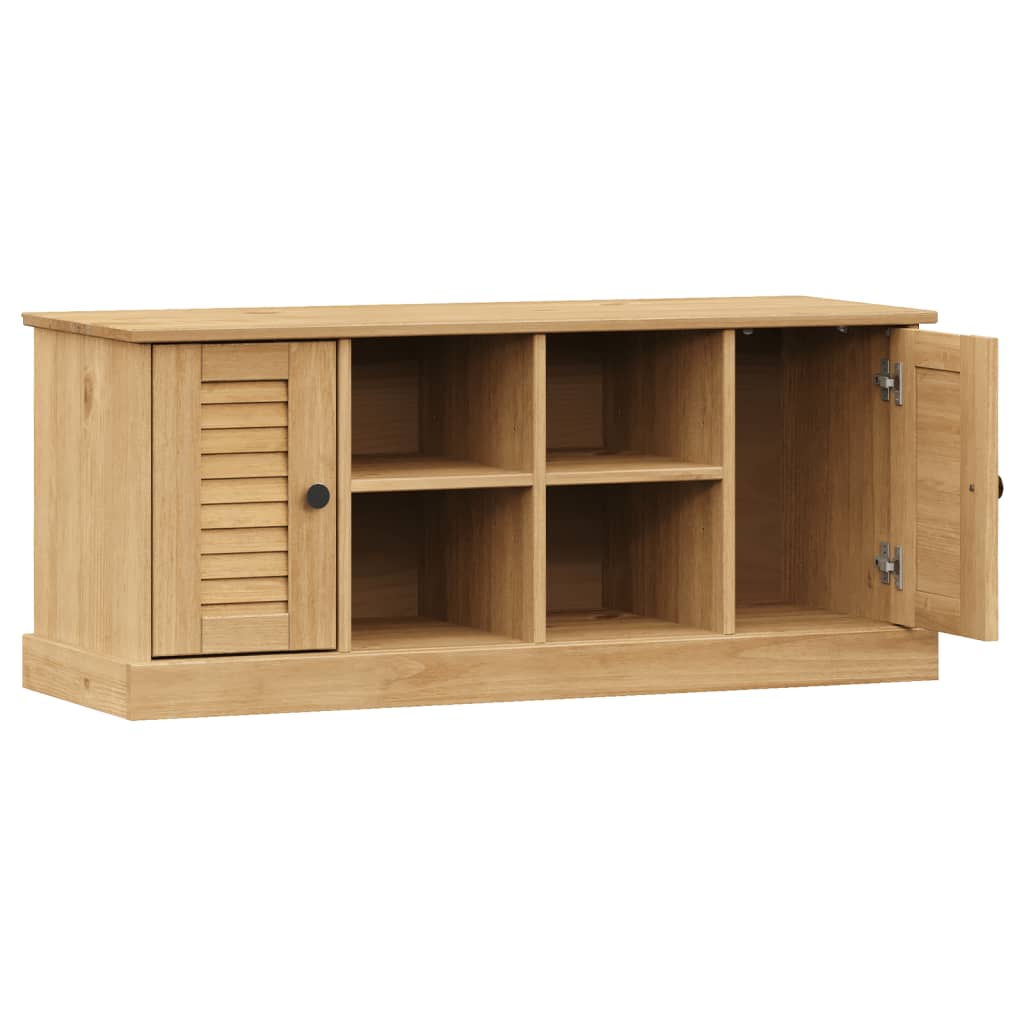 Skoskap Skohylle Skobenk Tre VIGO 106x35x45 cm heltre furu