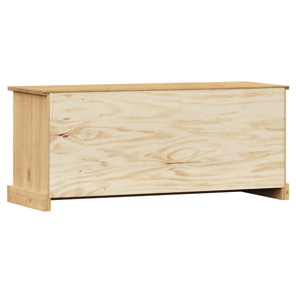 Skoskap Skohylle Skobenk Tre VIGO 106x35x45 cm heltre furu