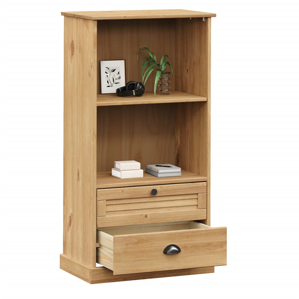 Bokhylle Tre VIGO 60x35x114,5 cm heltre furu