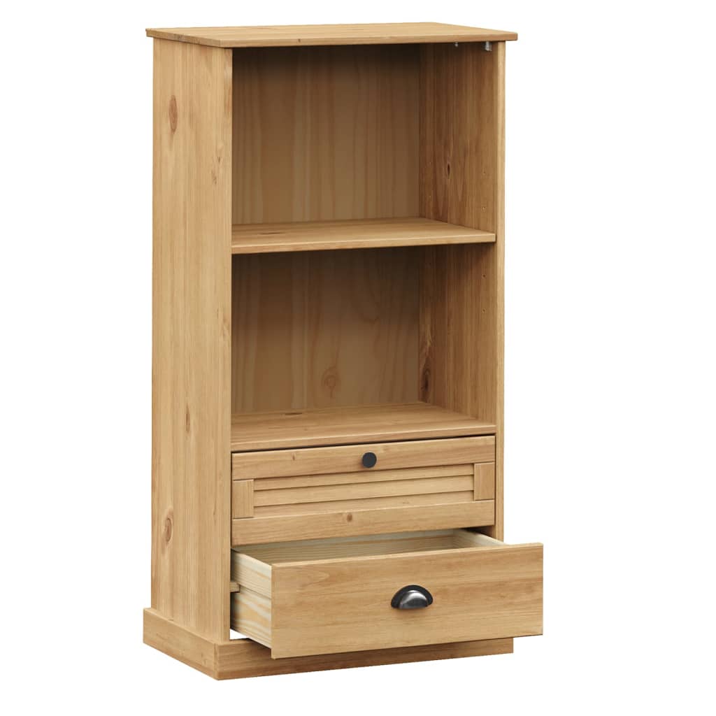 Bokhylle Tre VIGO 60x35x114,5 cm heltre furu