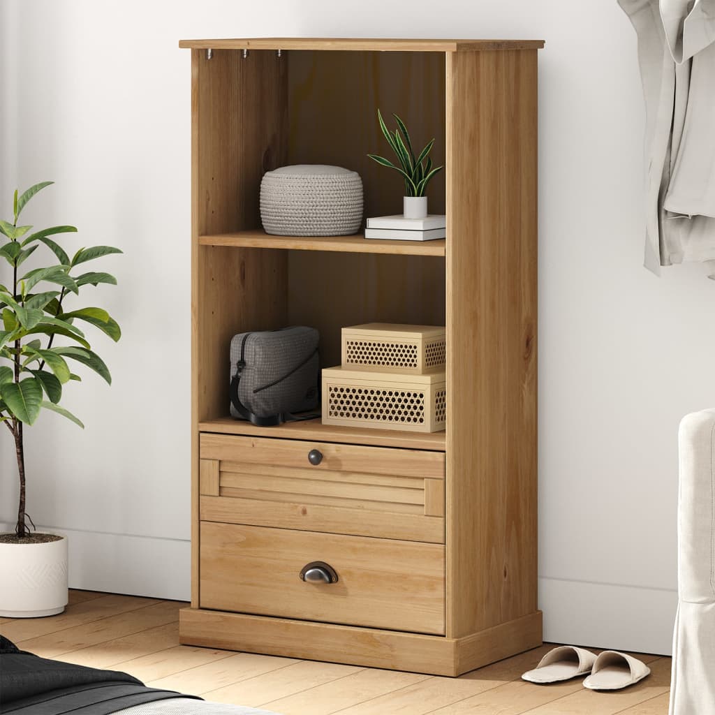 Bokhylle Tre VIGO 60x35x114,5 cm heltre furu
