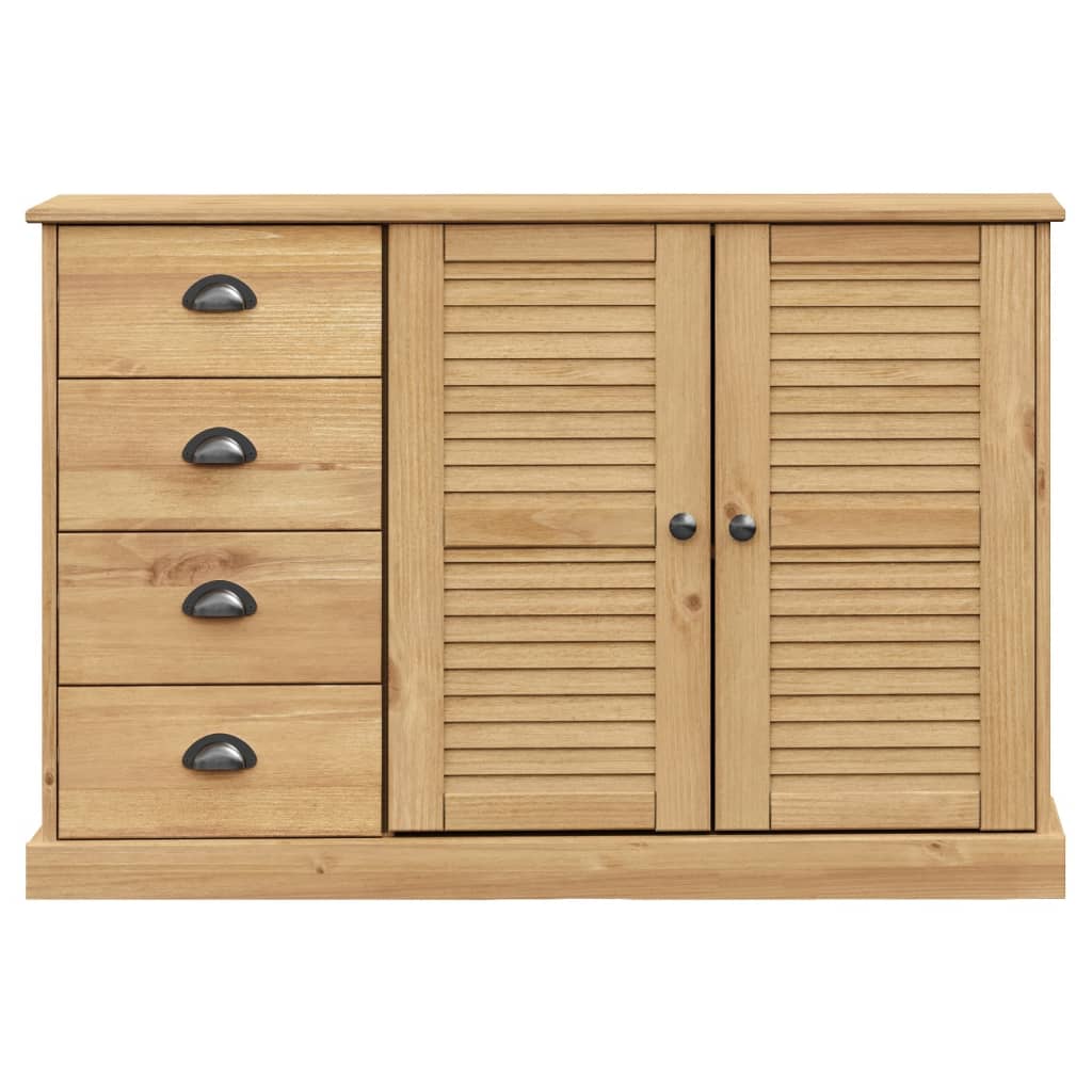 Skjenk Tre med skuffer VIGO 113x40x75 cm heltre furu
