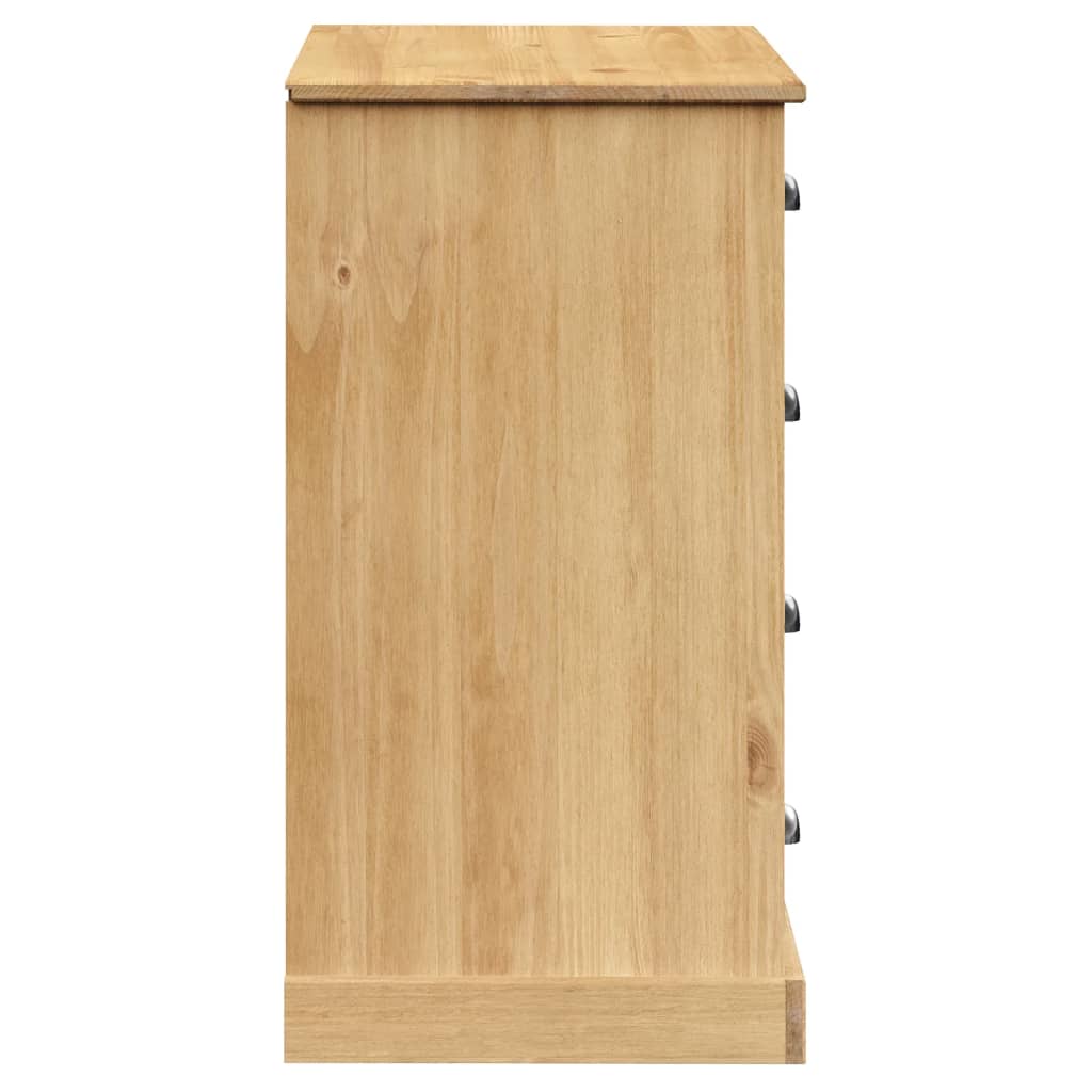 Skjenk Tre med skuffer VIGO 113x40x75 cm heltre furu