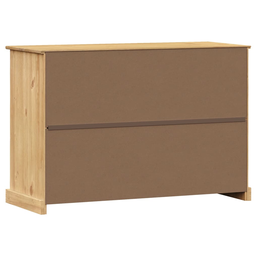 Skjenk Tre med skuffer VIGO 113x40x75 cm heltre furu