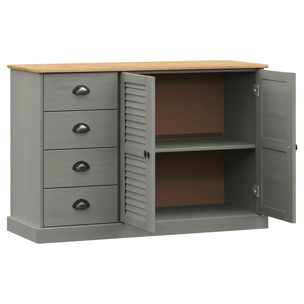 Skjenk Tre med skuffer VIGO 113x40x75 cm heltre furu