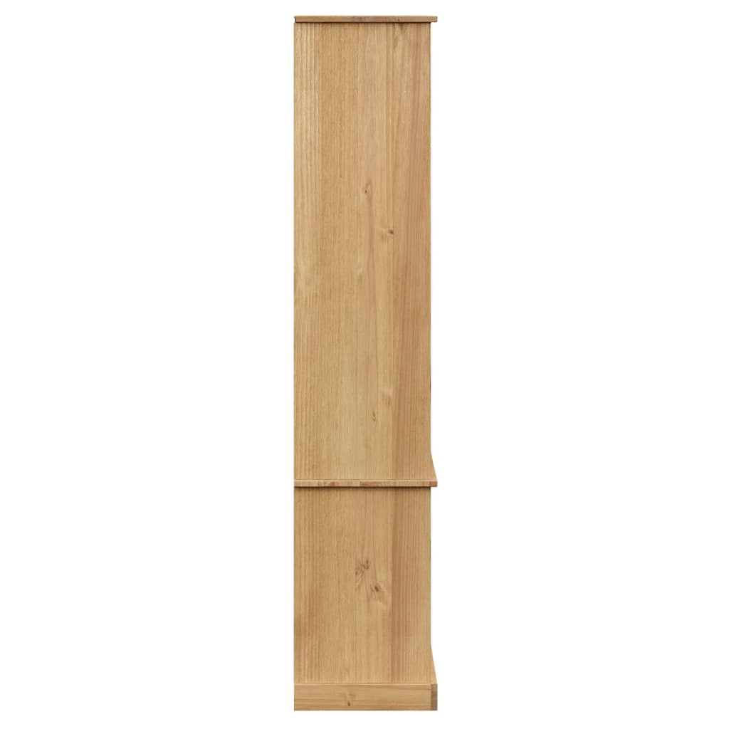 Vitrineskap VIGO 85x35x170 cm heltre furu