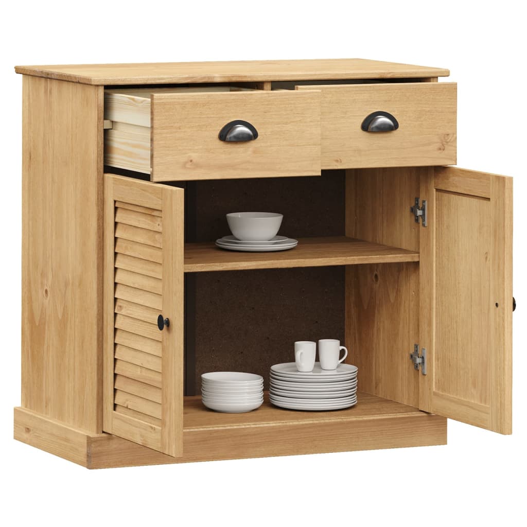 Skjenk Tre med skuffer VIGO 78x40x75 cm heltre furu