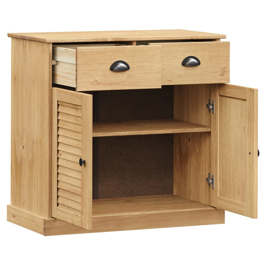Skjenk Tre med skuffer VIGO 78x40x75 cm heltre furu