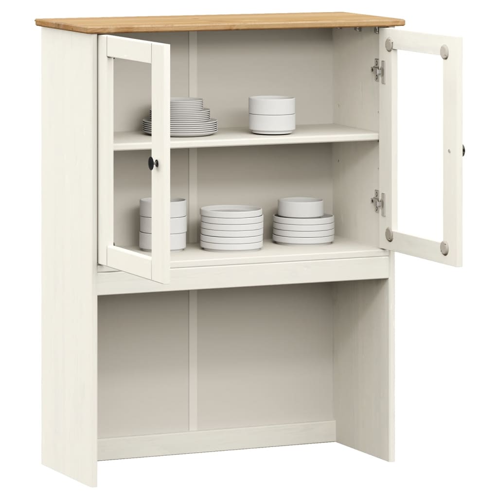Kommode Hvit Topp VIGO 78x30x100 cm heltre furu