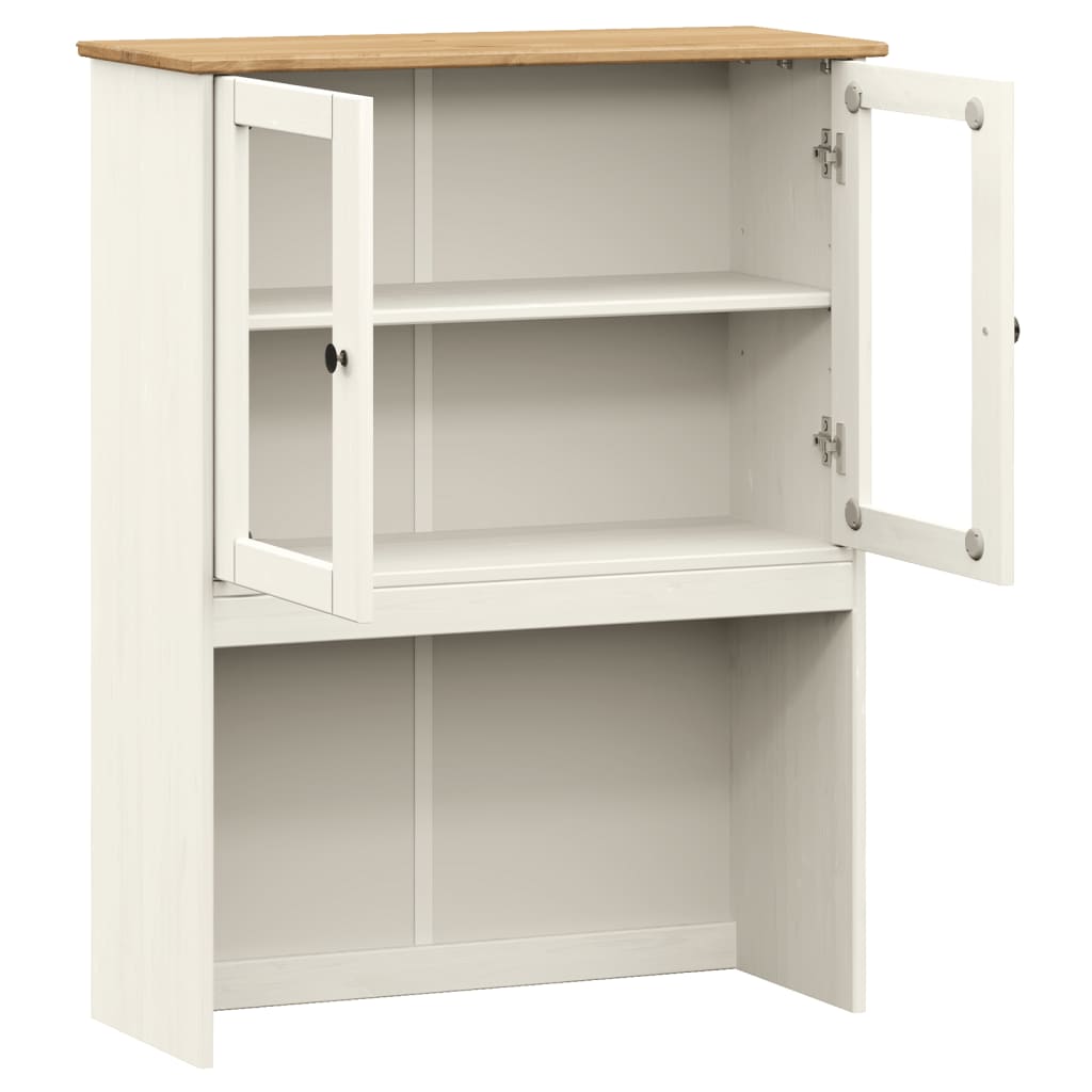 Kommode Hvit Topp VIGO 78x30x100 cm heltre furu