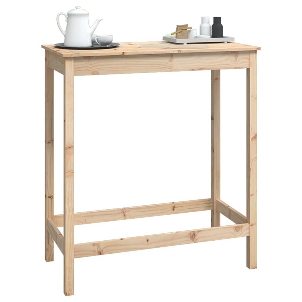 Barbord 100x50x110 cm heltre furu