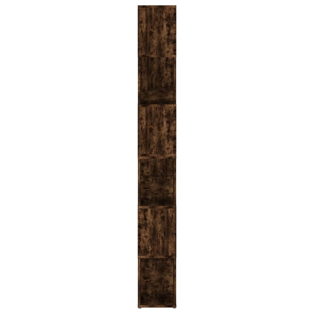 Bokhylle Røkt Eik Romdeler 100x24x188 cm