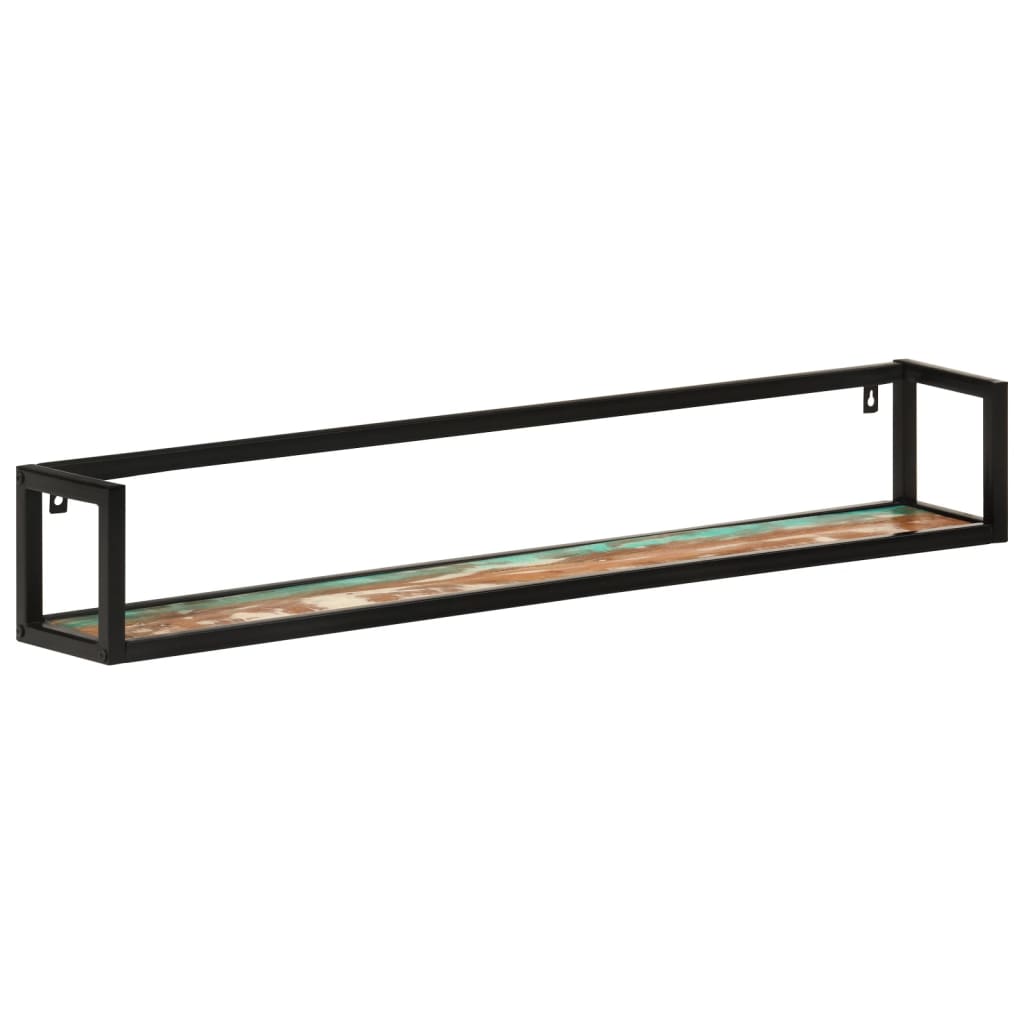 Vegghylle Tre 2 stk 110x17x17 cm gjenvunnet heltre