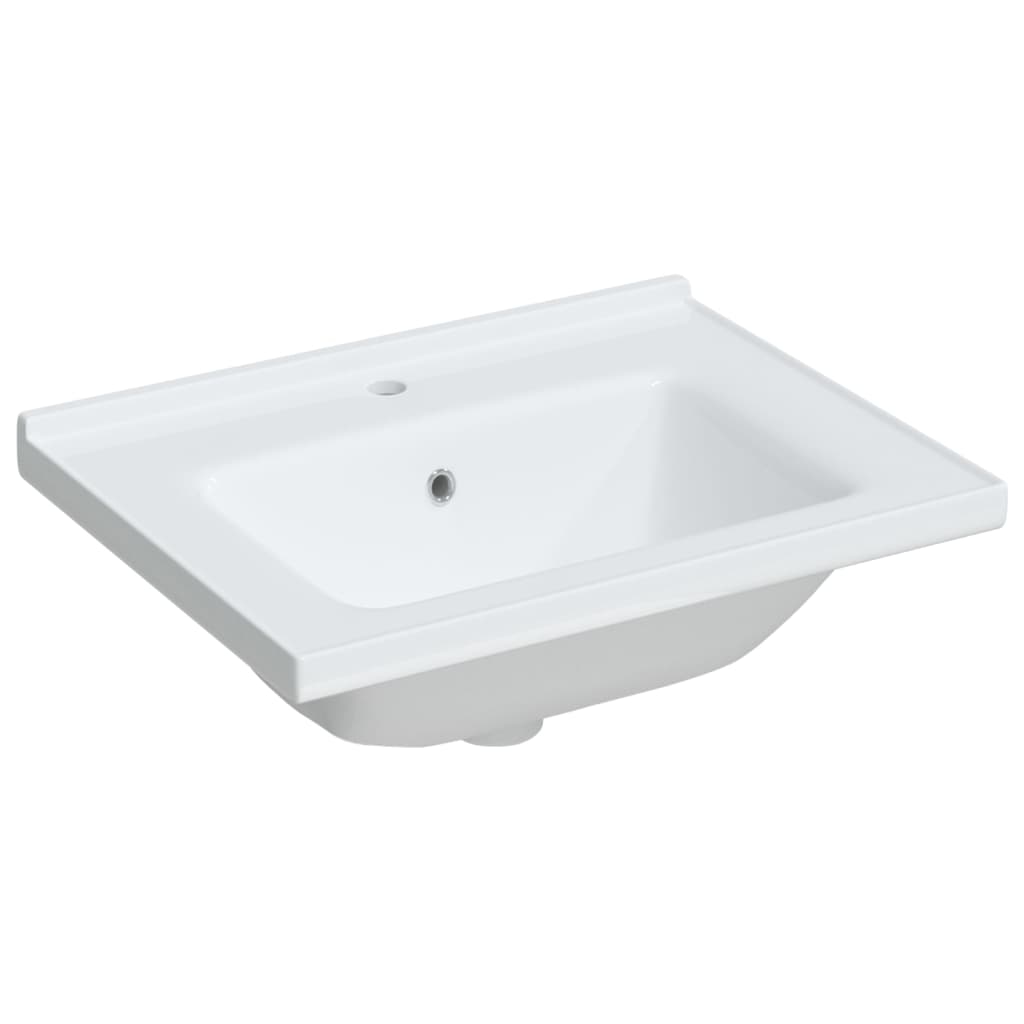 Baderomsvask Hvit 61x48x19,5 cm rektangulær keramikk