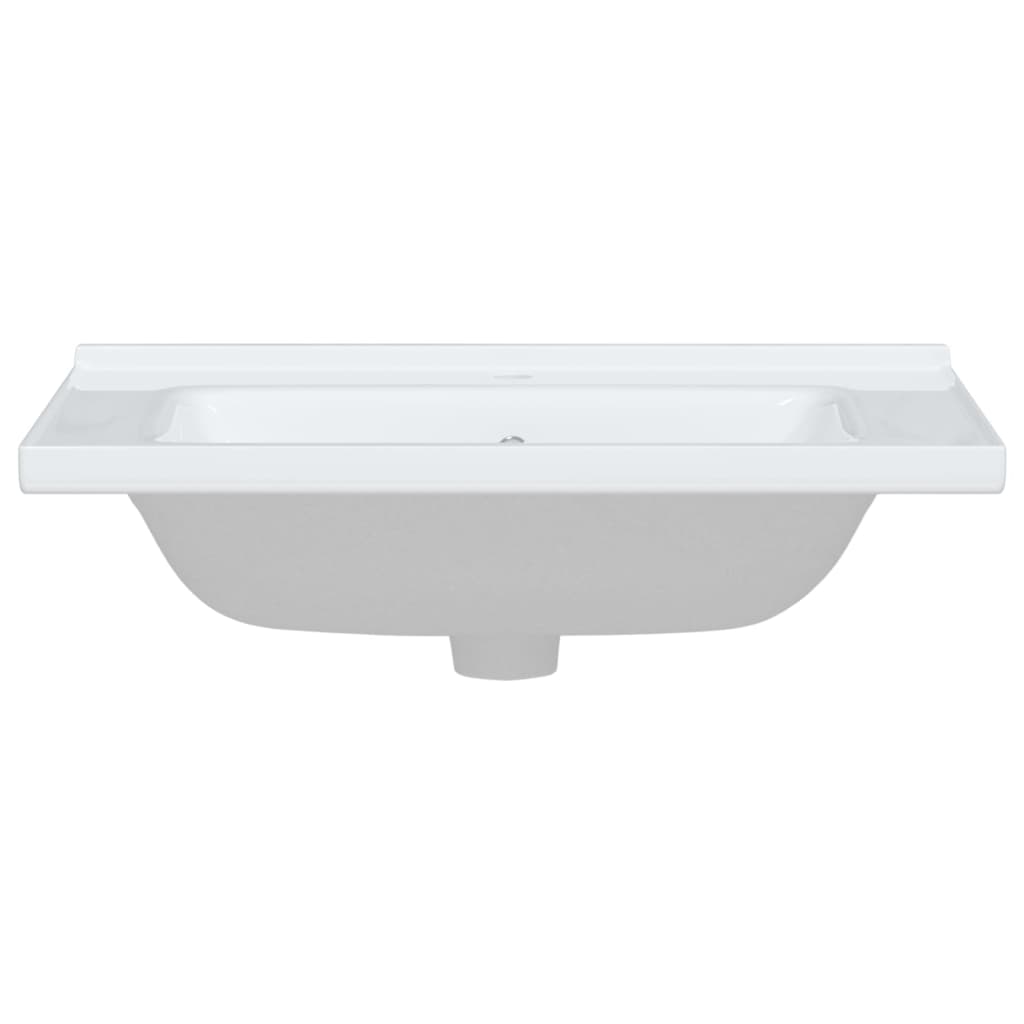 Baderomsvask Hvit 71x48x19,5 cm rektangulær keramikk