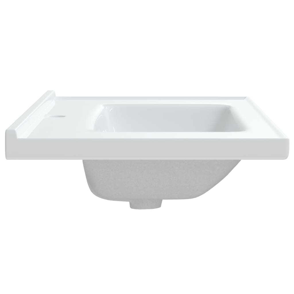 Baderomsvask Hvit 71x48x19,5 cm rektangulær keramikk